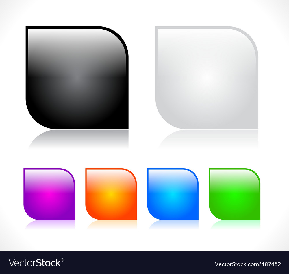 Modern Button Set - Clean Icons