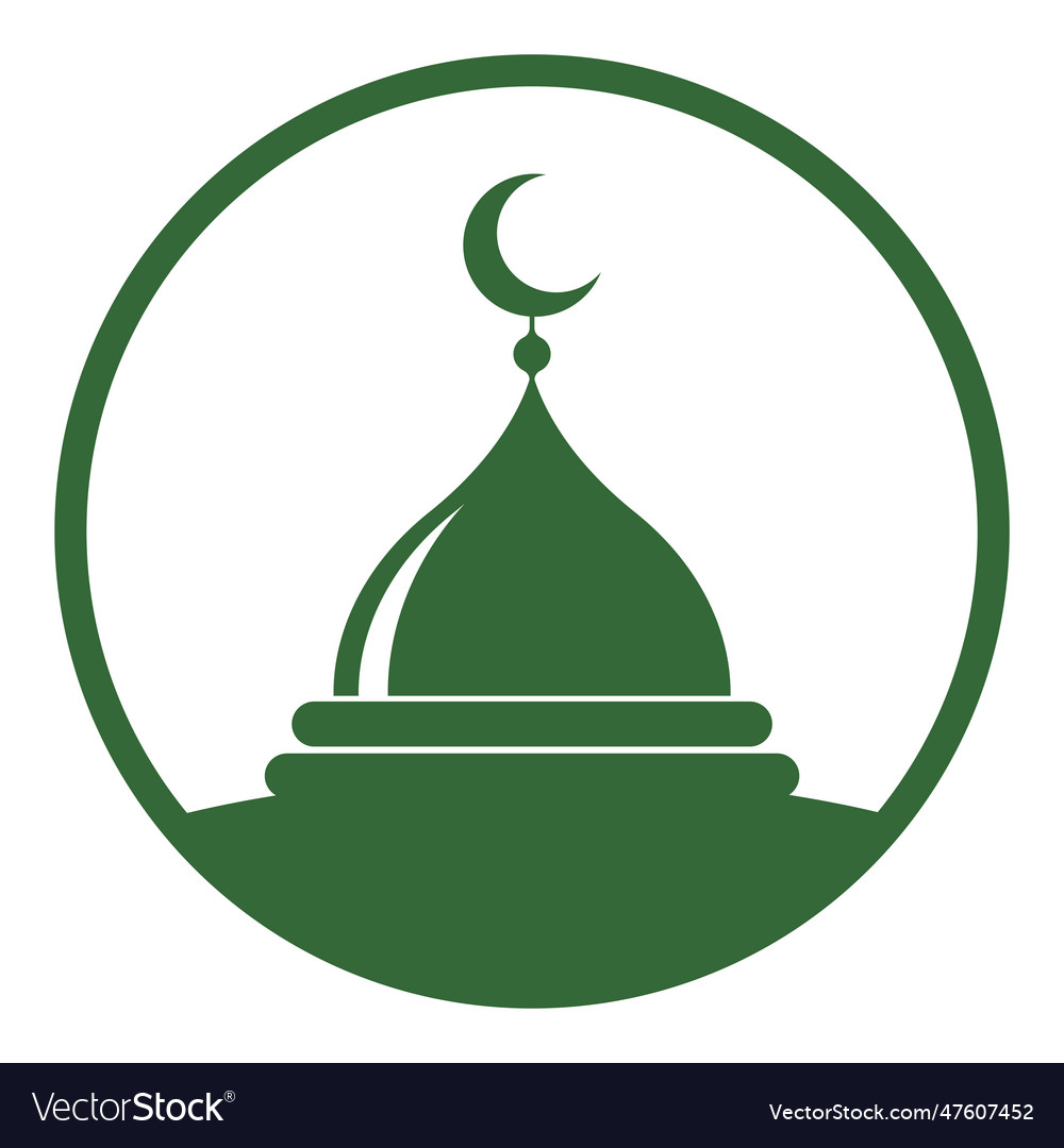 Mosque dome icon Royalty Free Vector Image - VectorStock