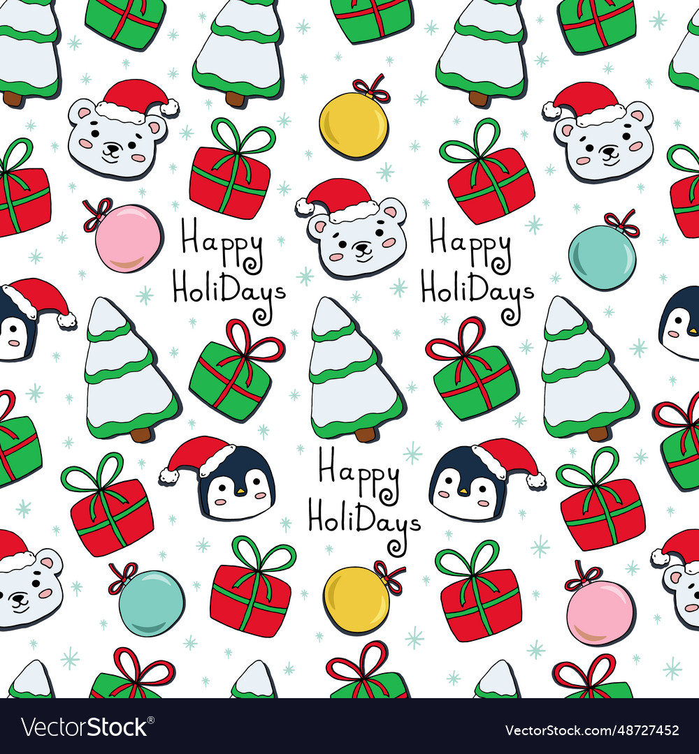 Seamless christmas pattern