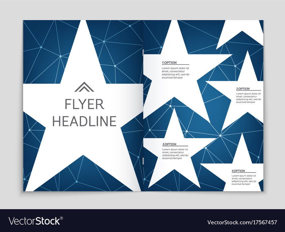 Abstract layout background set for art