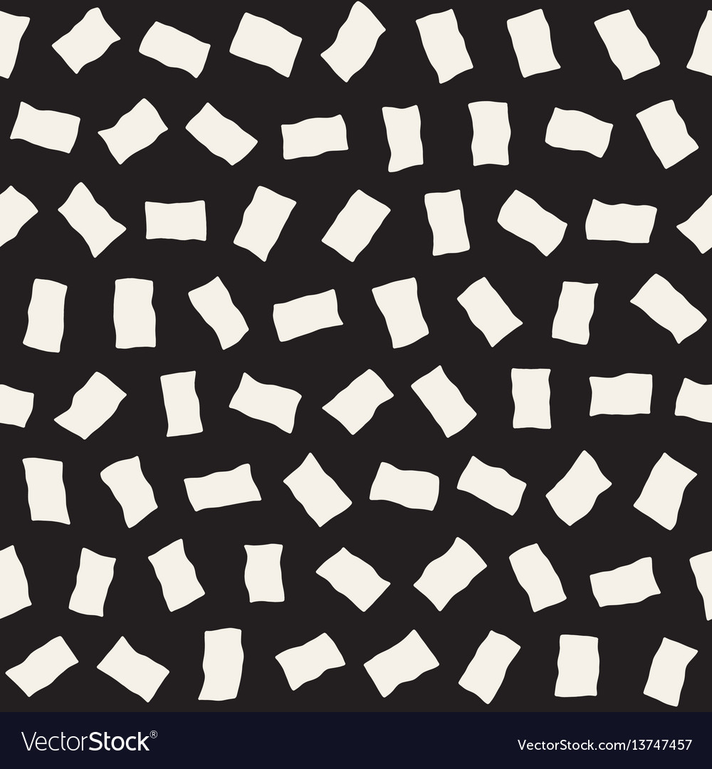 Abstract Scattered Shapes Pattern