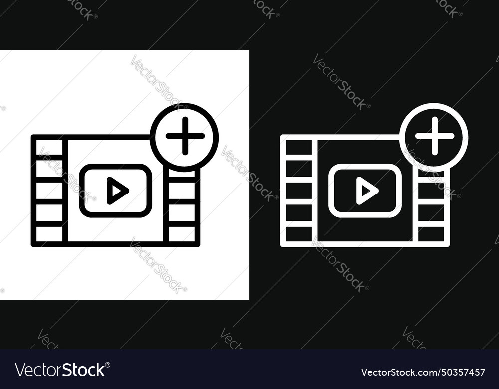Hinzufügen von Video-Icon-Set Upload und neue erstellen