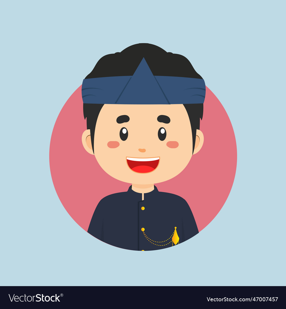 Avatar of a west java indonesian character