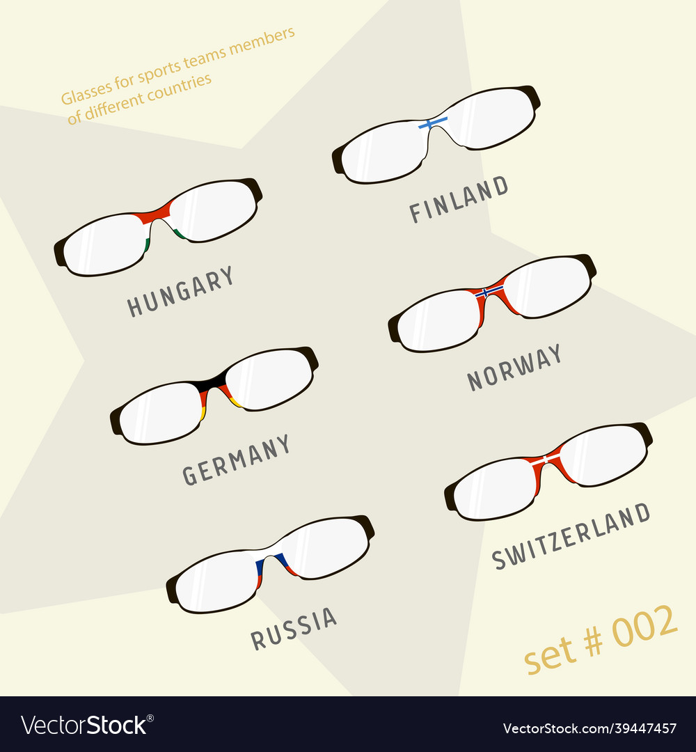 Concept points with flags of different countries