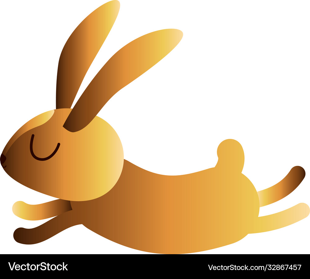 Rabbit Jumping Clipart