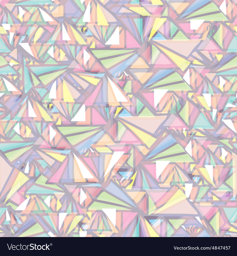 Geometric pattern with triangles