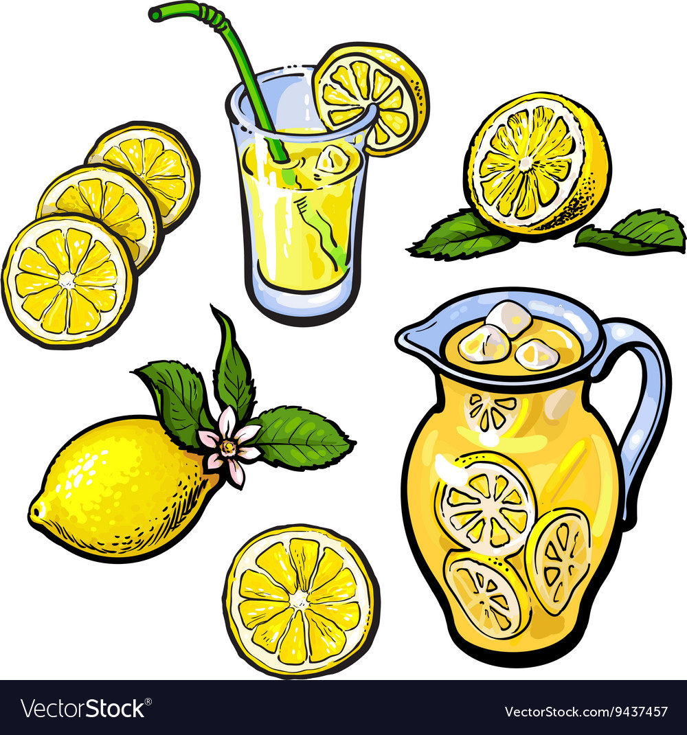 Refreshing Lemonade with Lemon Slice