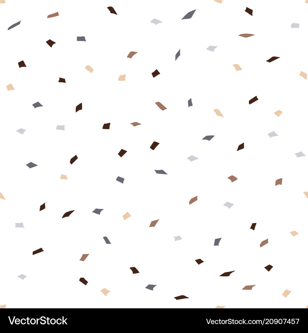 Seamless pattern abstract falling confetti Vector Image