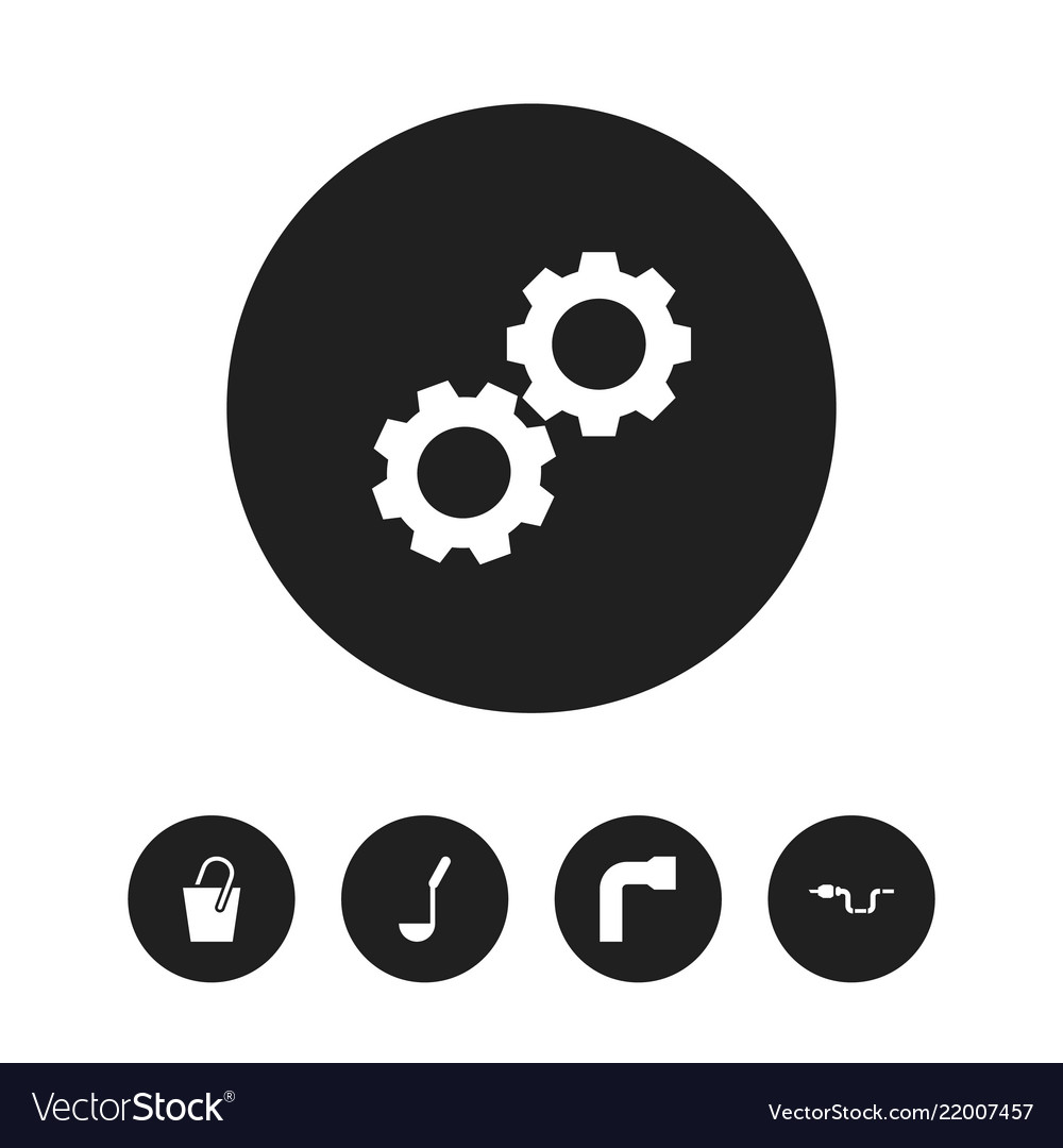 Set of 5 editable instrument icons includes