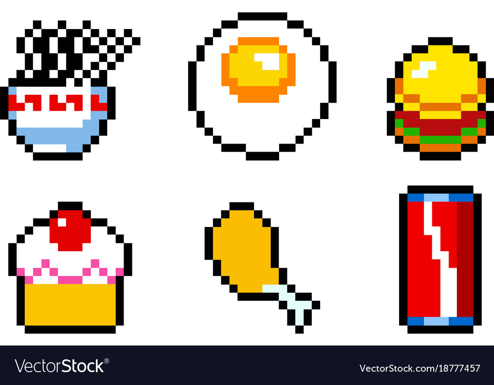 Food Logo Pixel Art