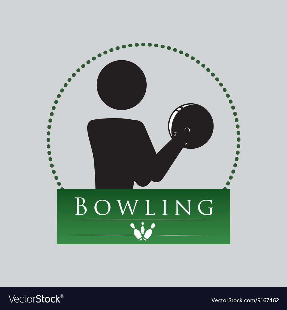 Bowling Design Sportikone flach