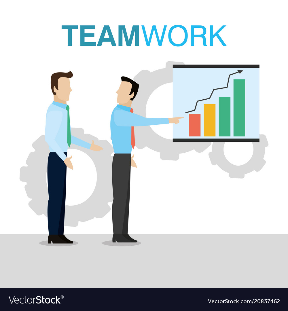 Business teamwork concept Royalty Free Vector Image