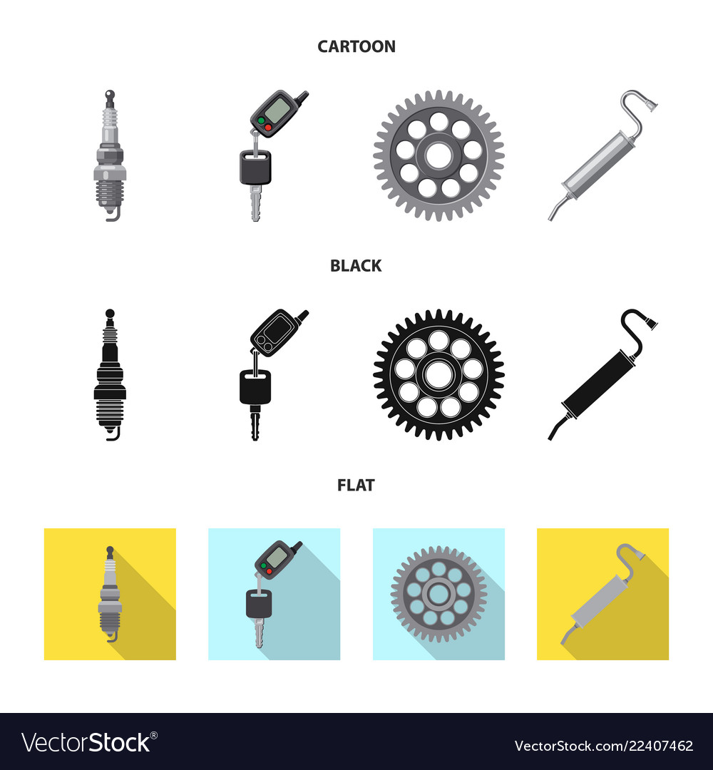 Design of auto and part logo collection vector image Design of auto and part logo collection
