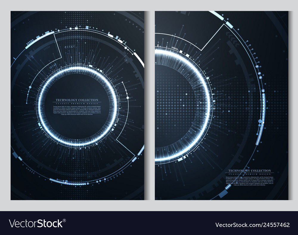 Futuristic Technology Abstract Cyber System