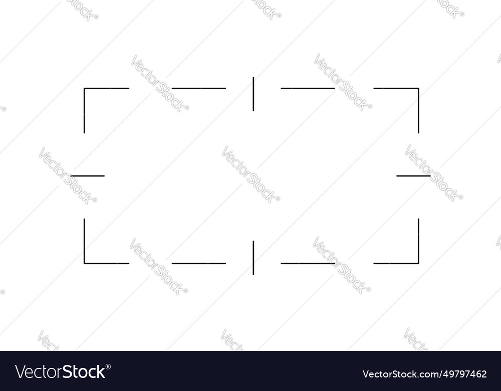 Graphic design of target aim point view vector image Graphic design of target aim point view