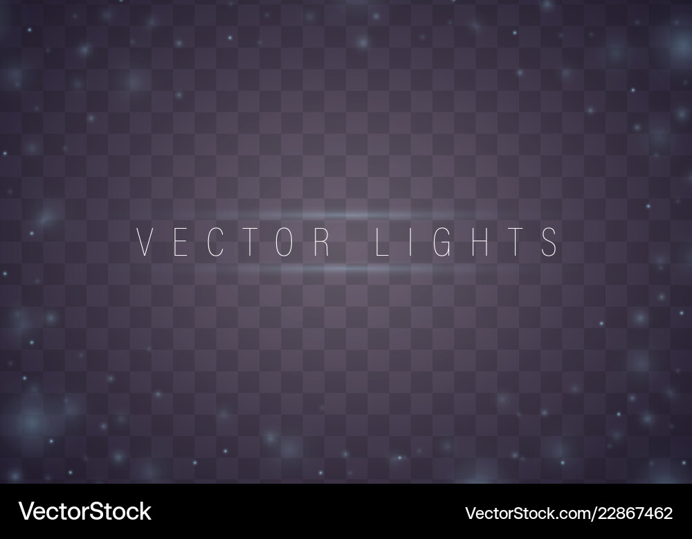 Light effect set Royalty Free Vector Image - VectorStock