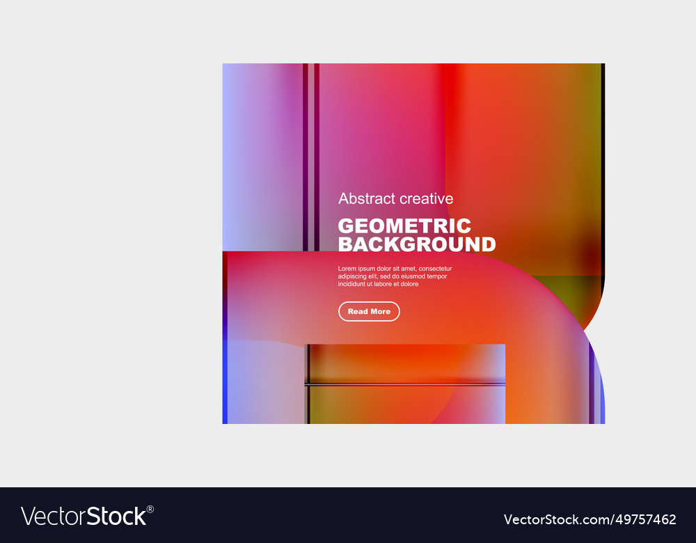 Minimal geometric abstract background vector image Minimal geometric abstract background