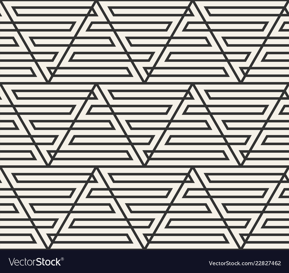 Modern Geometric Lines Pattern