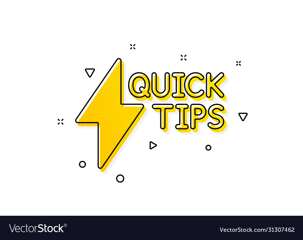 Quick Tips Icon Helpful Tricks Sign Royalty Free Vector Quick Tips Icon Helpful Tricks Sign Royalty Free Vector