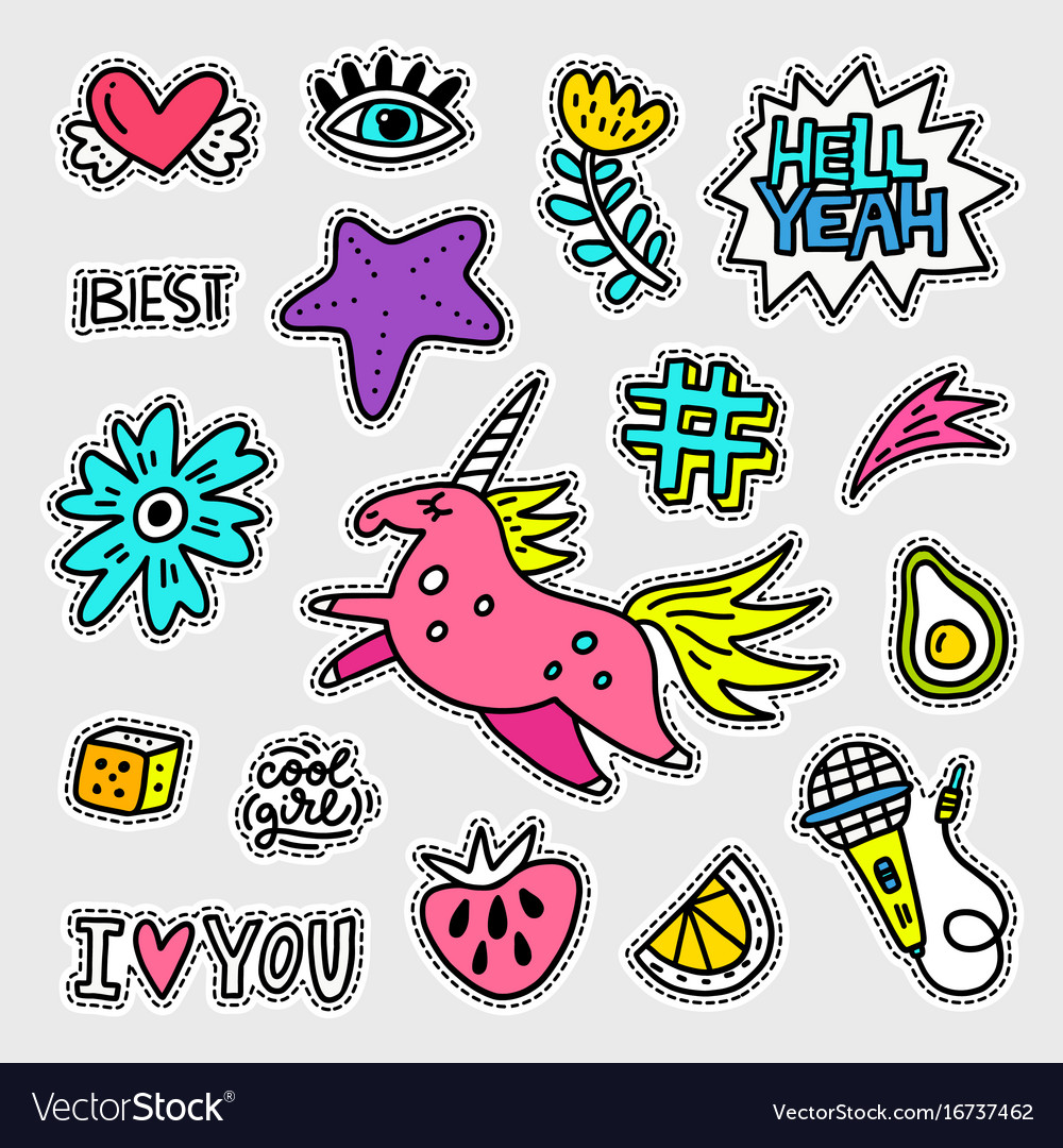 Retro Patch Set