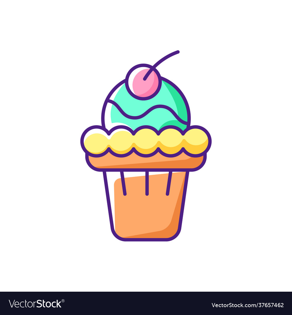 Soft serve rgb color icon