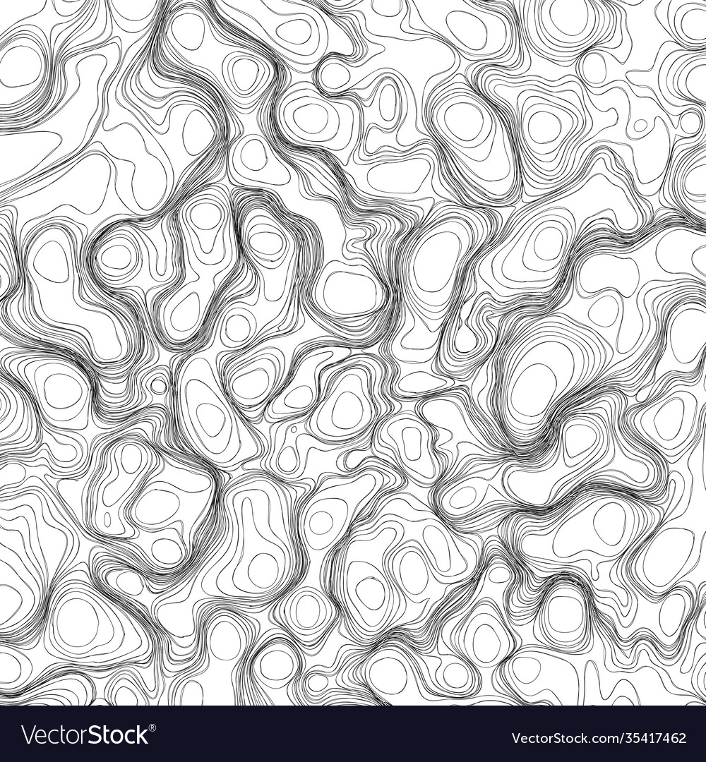 Topographical background with place for text vector image Topographical background with place for text