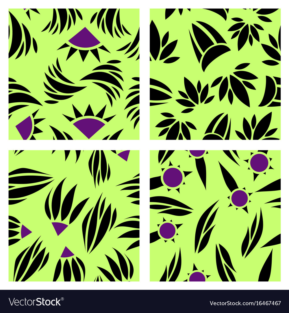 Assembly of patterns in flower style