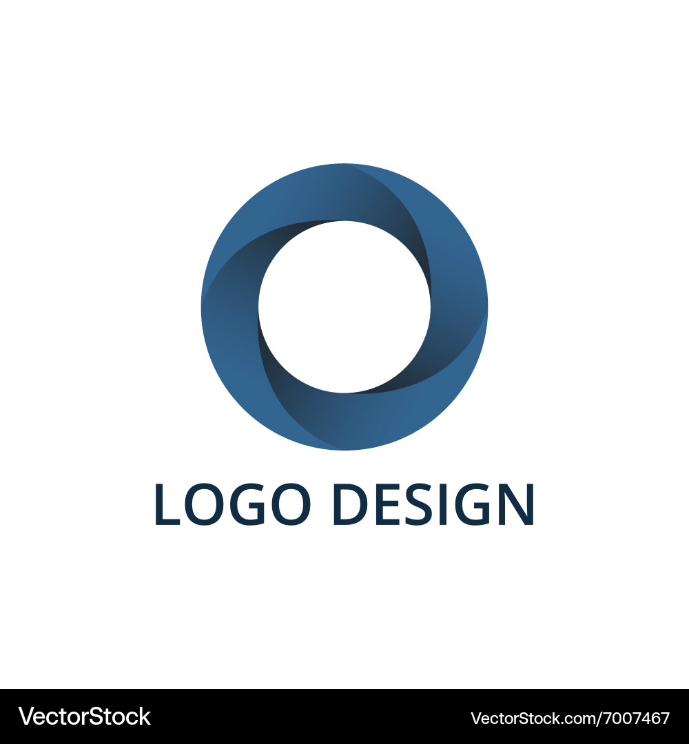 Circle logo Royalty Free Vector Image - VectorStock