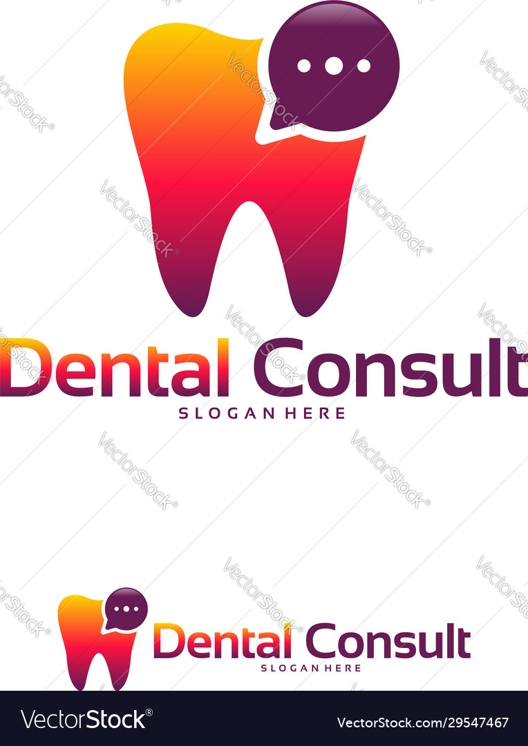 Logo Designs von Zahnärzten vector image Logo Designs von Zahnärzten