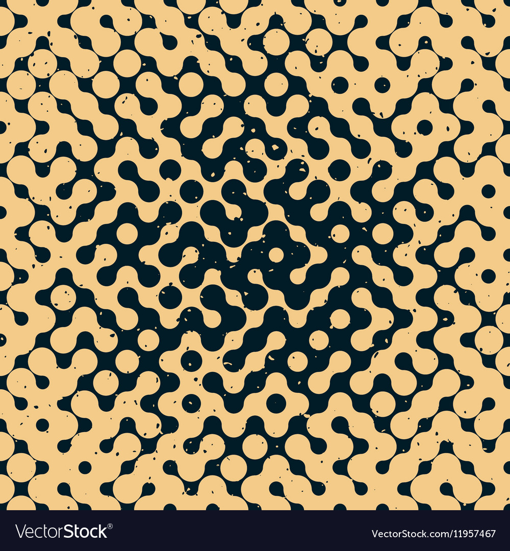 Seamless halftone gradient rounded