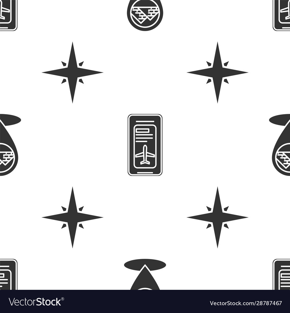 Set map pointer with egypt pyramids smartphone vector image Set map pointer with egypt pyramids smartphone