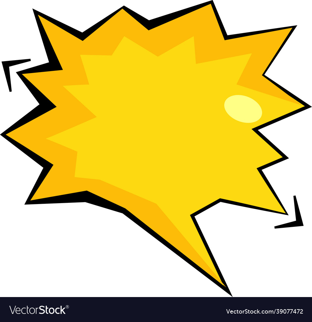 A cloud with sharp corners stickers for inserting vector image A cloud with sharp corners stickers for inserting