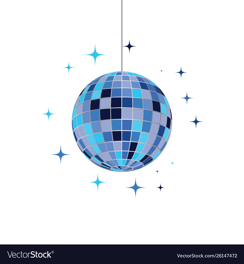 Disco ball icon Royalty Free Vector Image - VectorStock