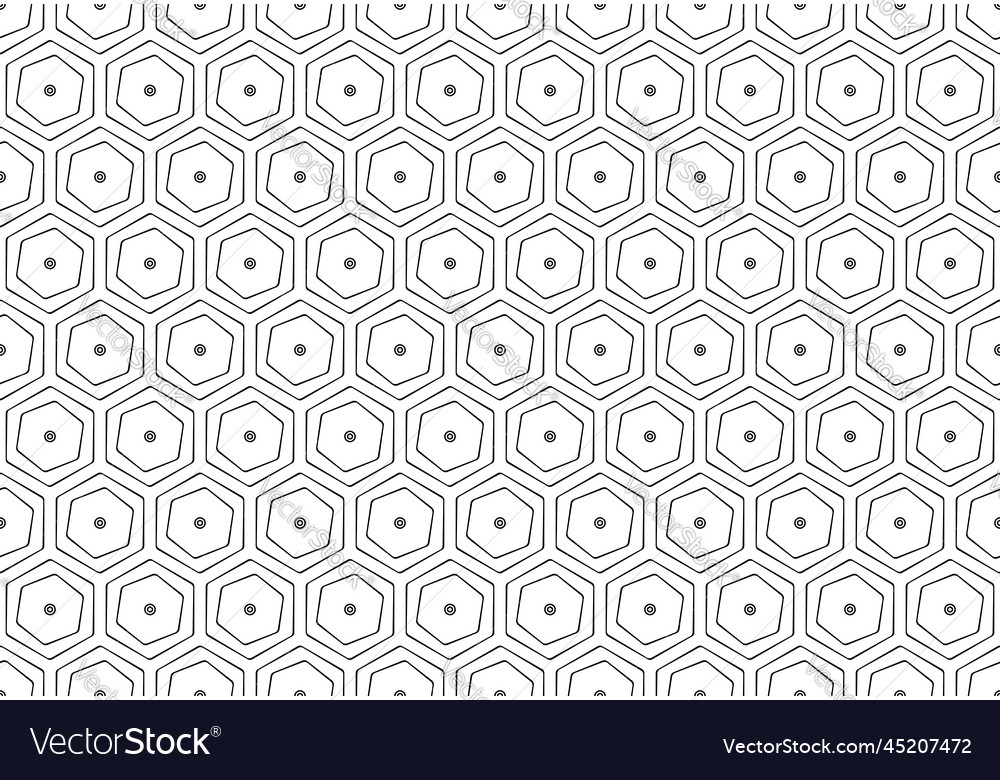 Seamless Hexagon Pattern