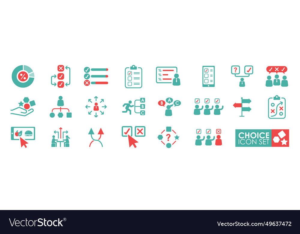 Selection Icons - Diverse Styles
