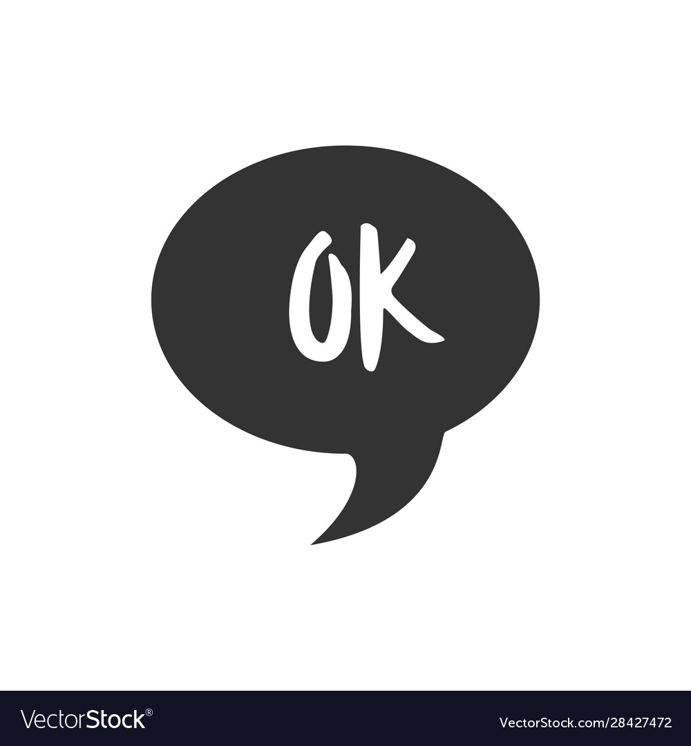 Speech bubble with short message icon