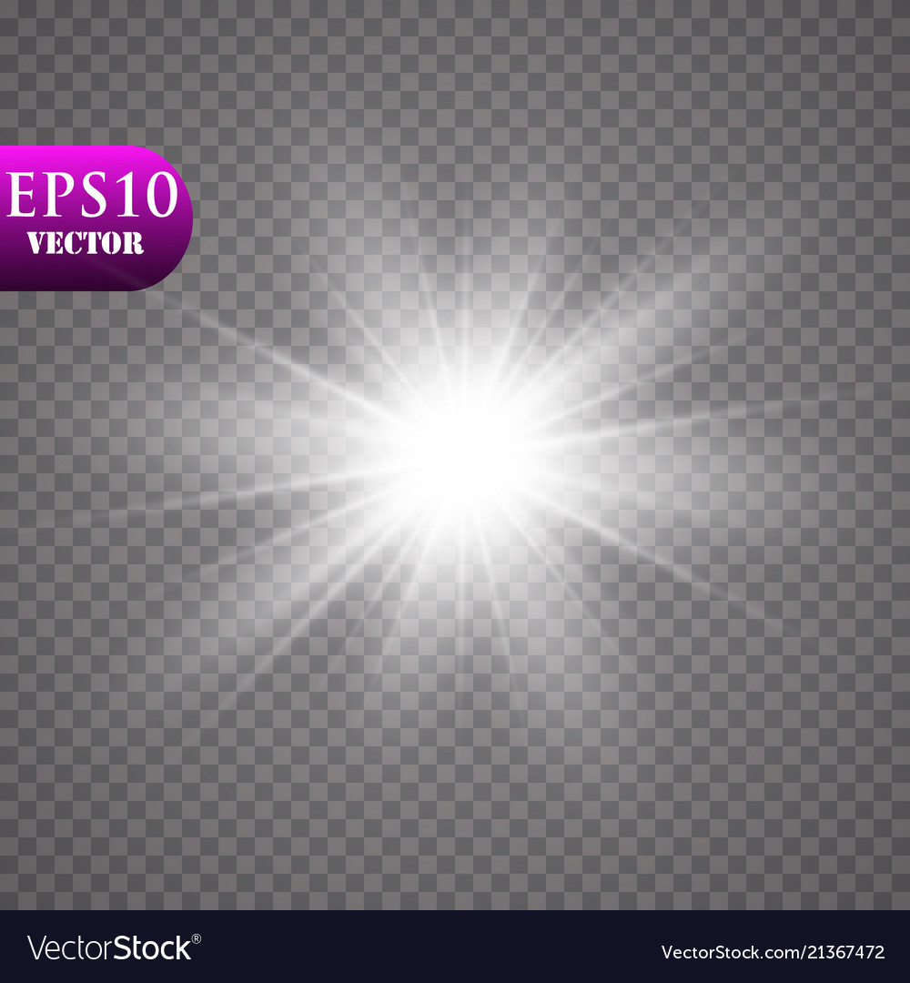 Starburst Glow Effect mit Sparkles