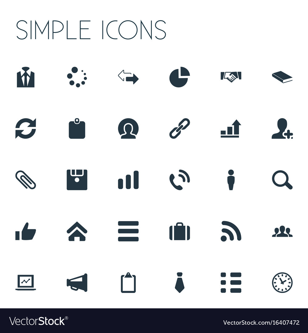 Teamwork Icons Set