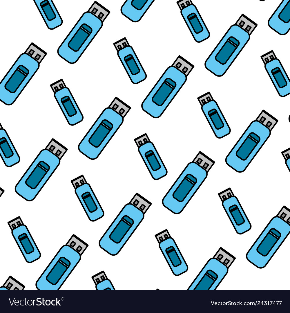 Color data usb memory technology background