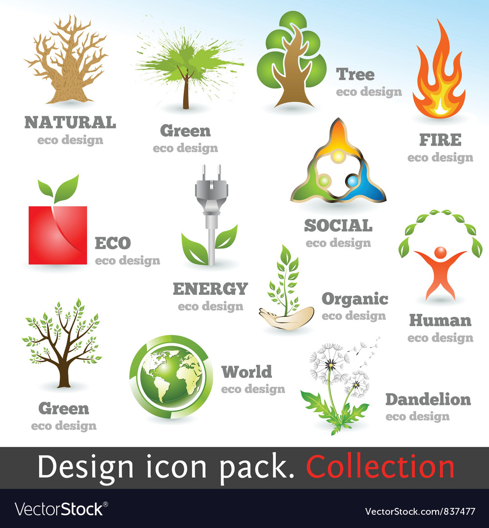 Eco Icon Set - Nature & Elements