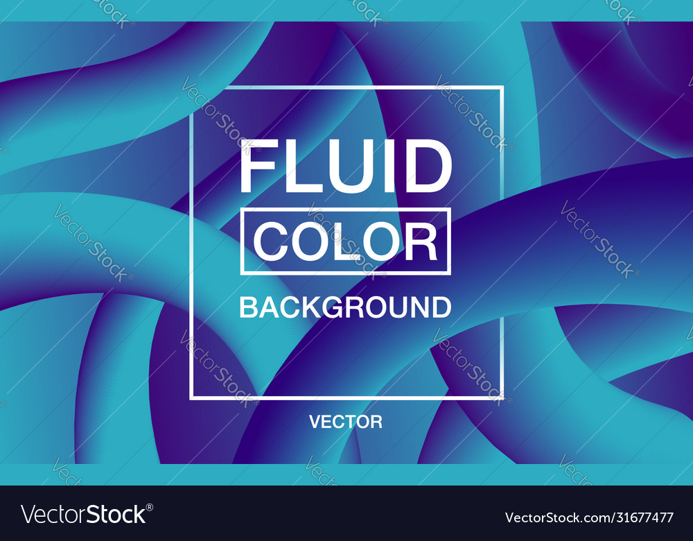 Fluid color background with bright plexus