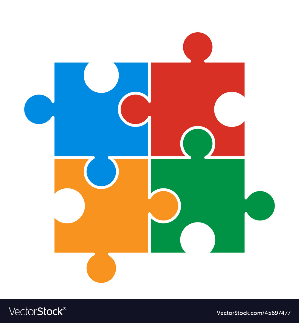 Puzzle Icon Royalty Free Vector Image - Vectorstock