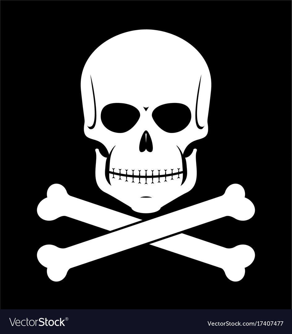 Scull and bones Royalty Free Vector Image - VectorStock