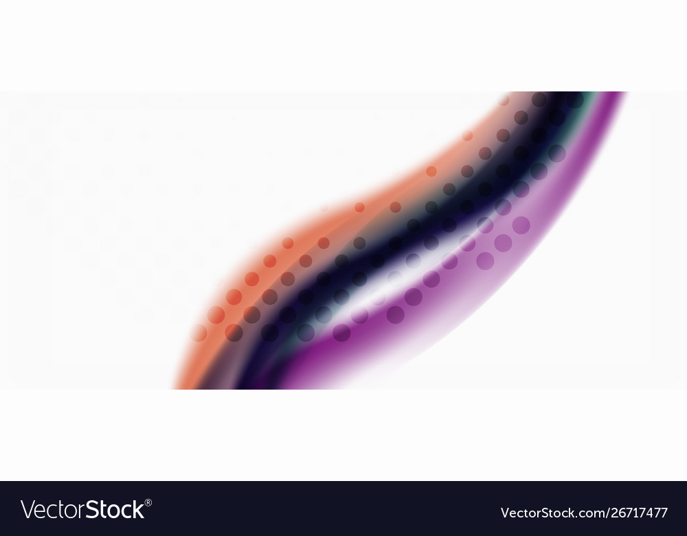 Trendy abstract wave blur pattern multicolored