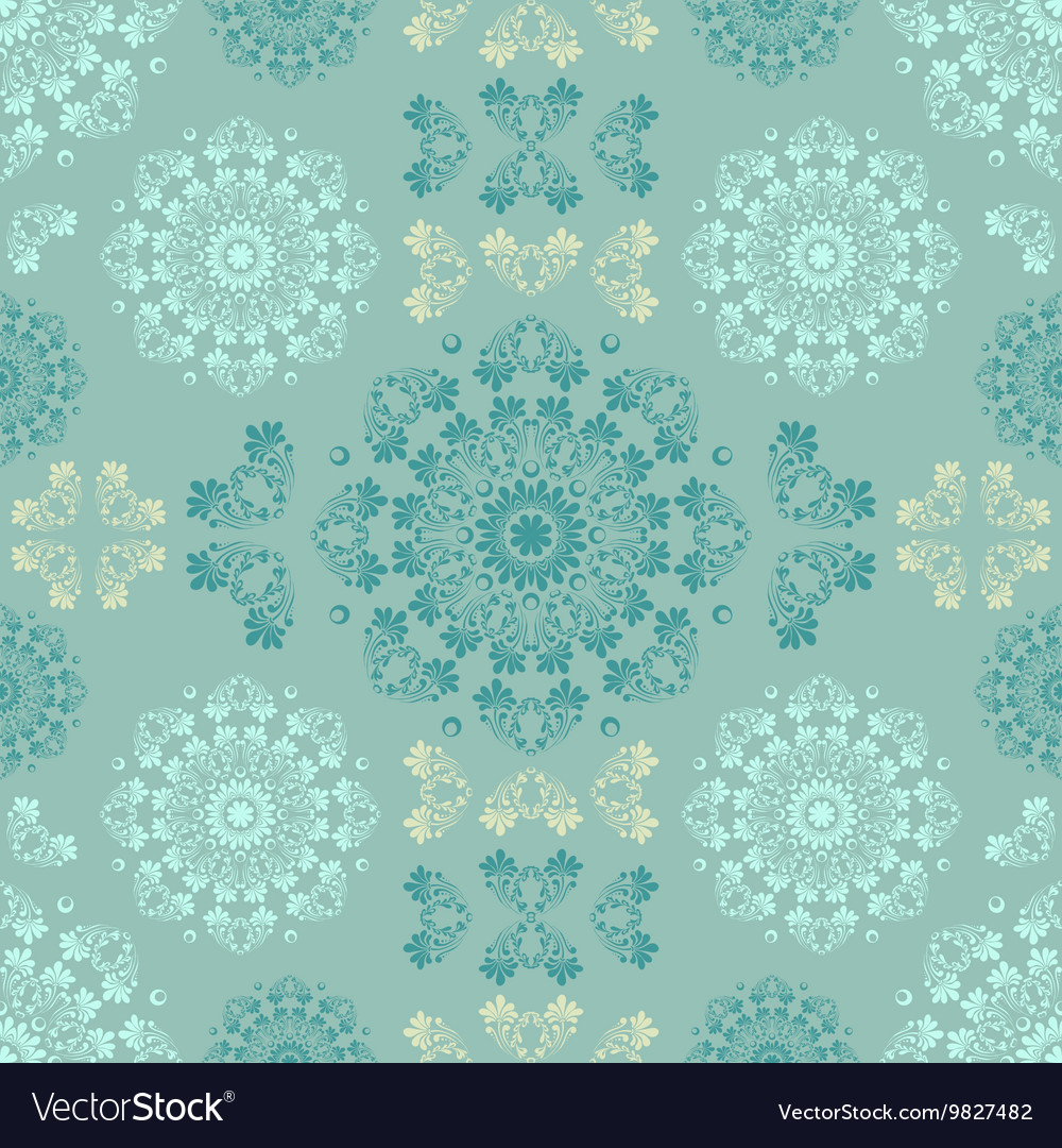 Blue seamless pattern for wall wallpaper fabric