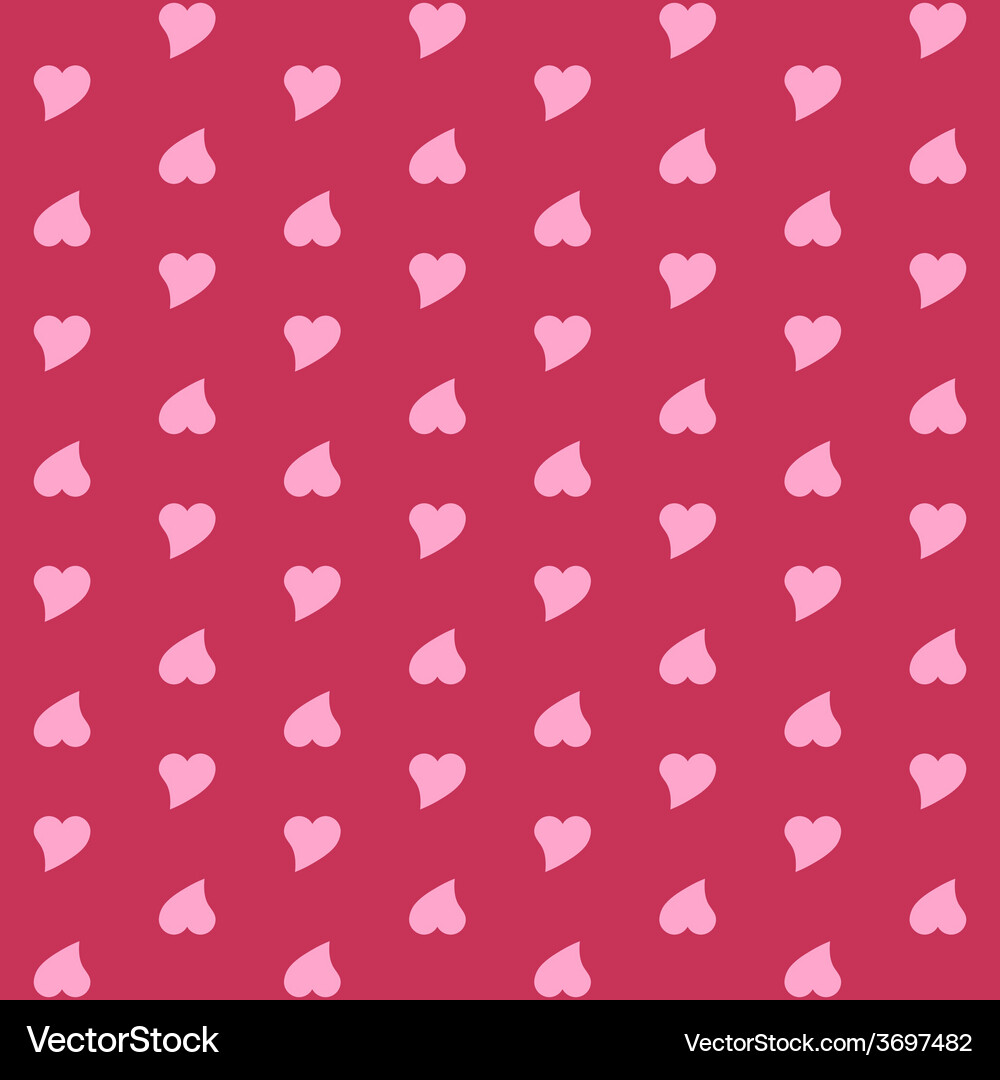 Hearts seamless pattern Royalty Free Vector Image