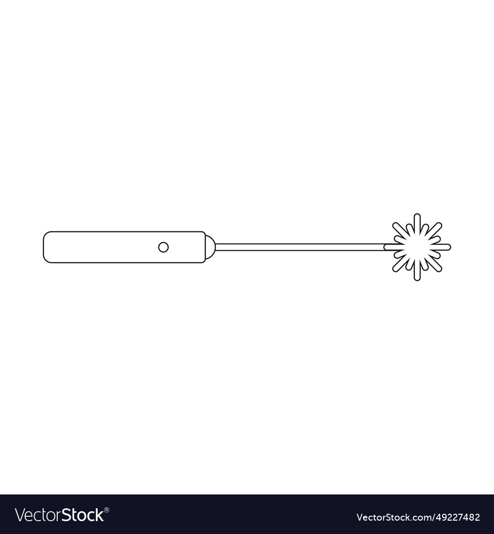 Laser pointer icon vector image Laser pointer icon