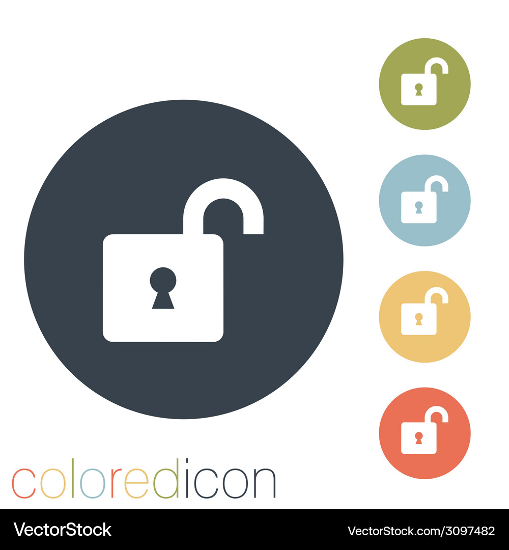 Padlock Royalty Free Vector Image - VectorStock