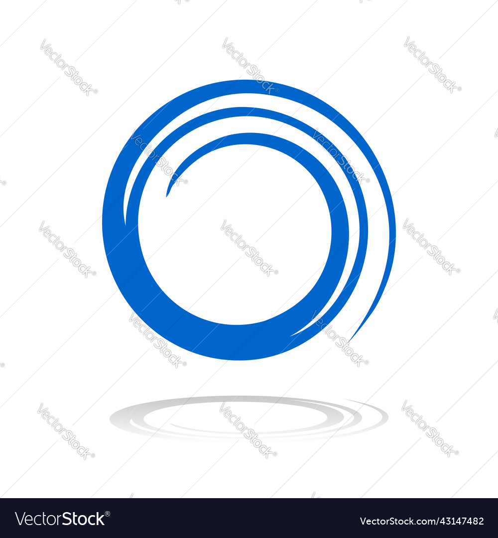 Spiral design element vector image Spiral design element