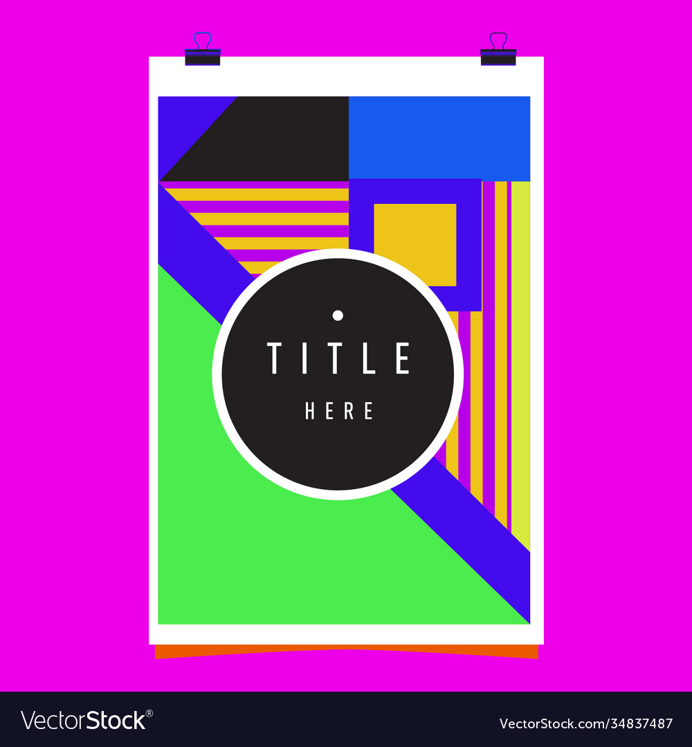 Abstract colorful geometric pattern background